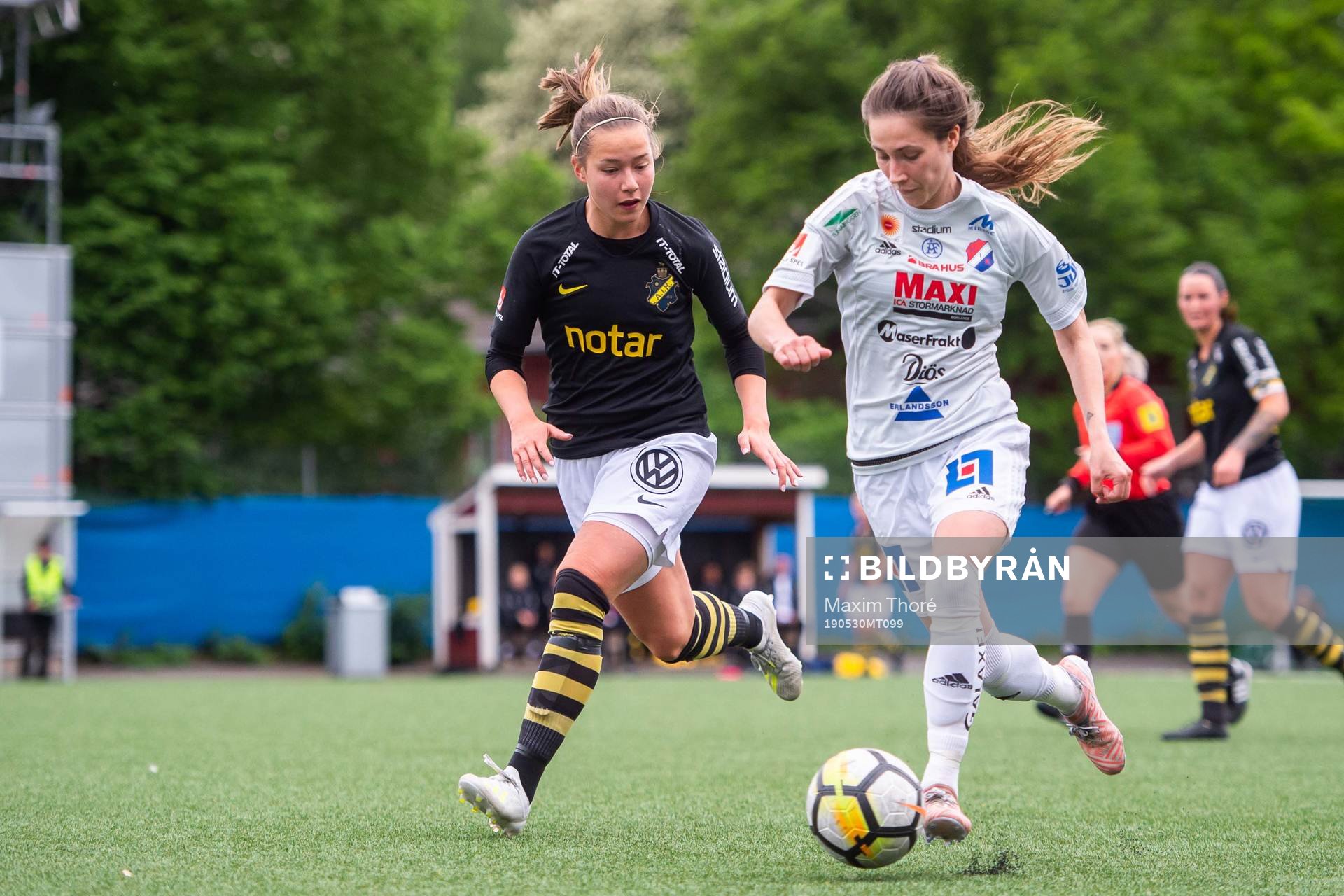 s Sophie Redenstrand och Kvarnsvedens Hannah Claesson