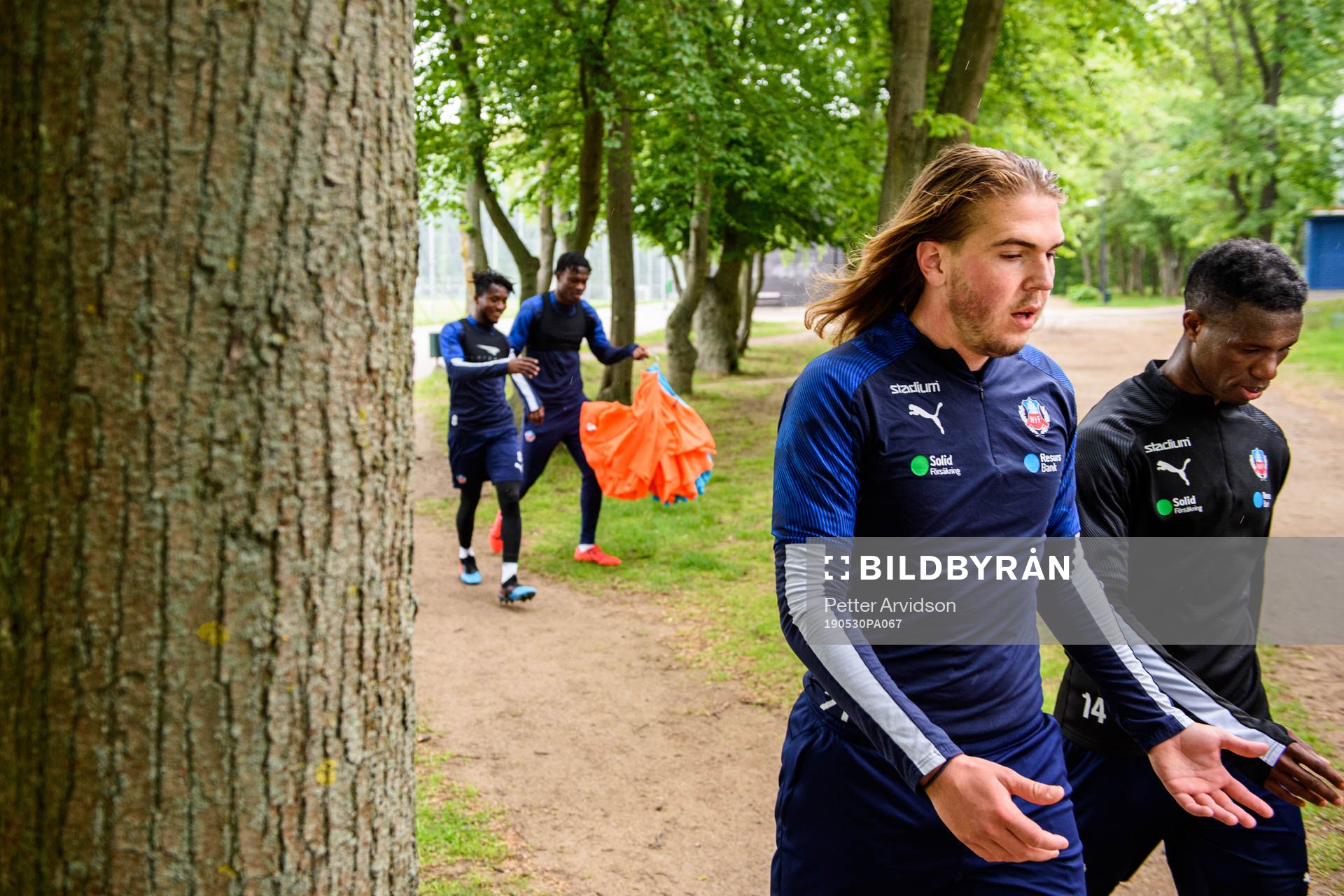 Charlie Weberg och Mohammed Abubakari