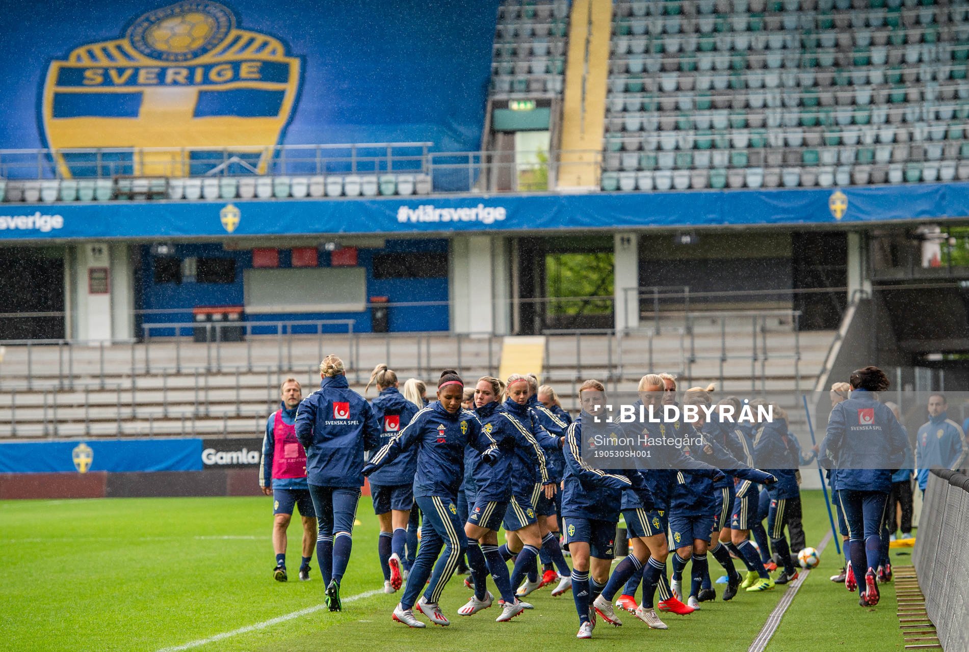 Players of Swedish women national football team