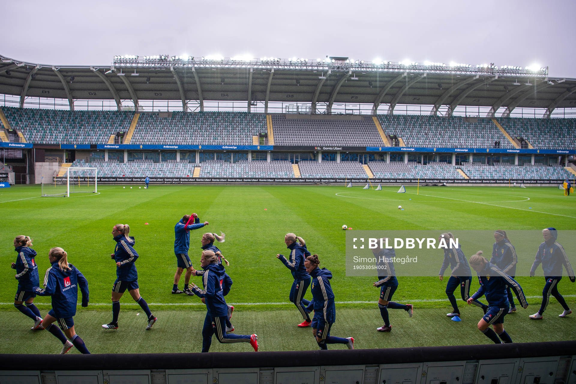 Players of Swedish women national football team