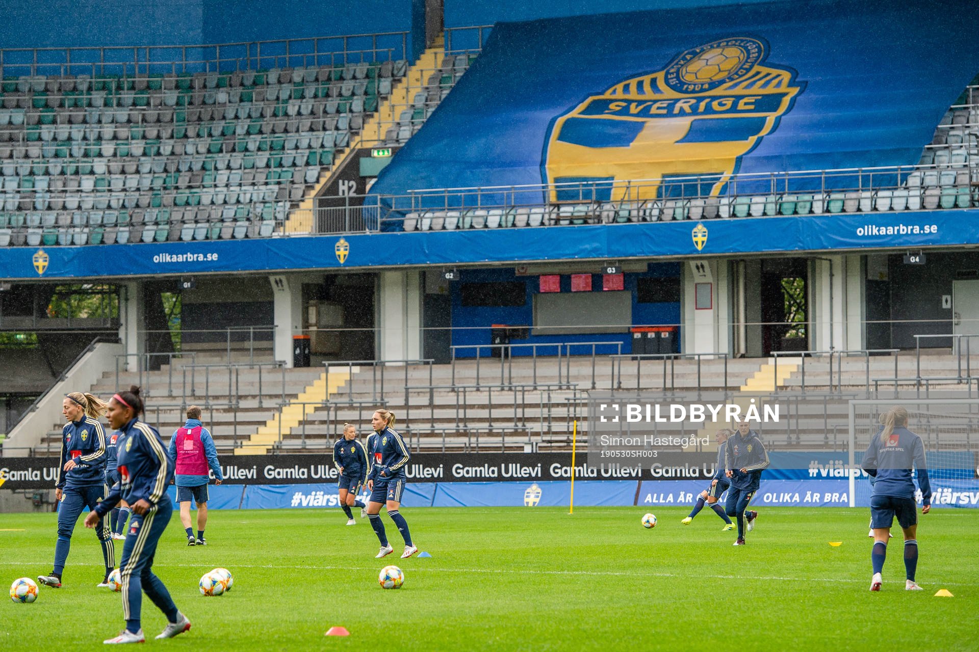 Players of Swedish women national football team