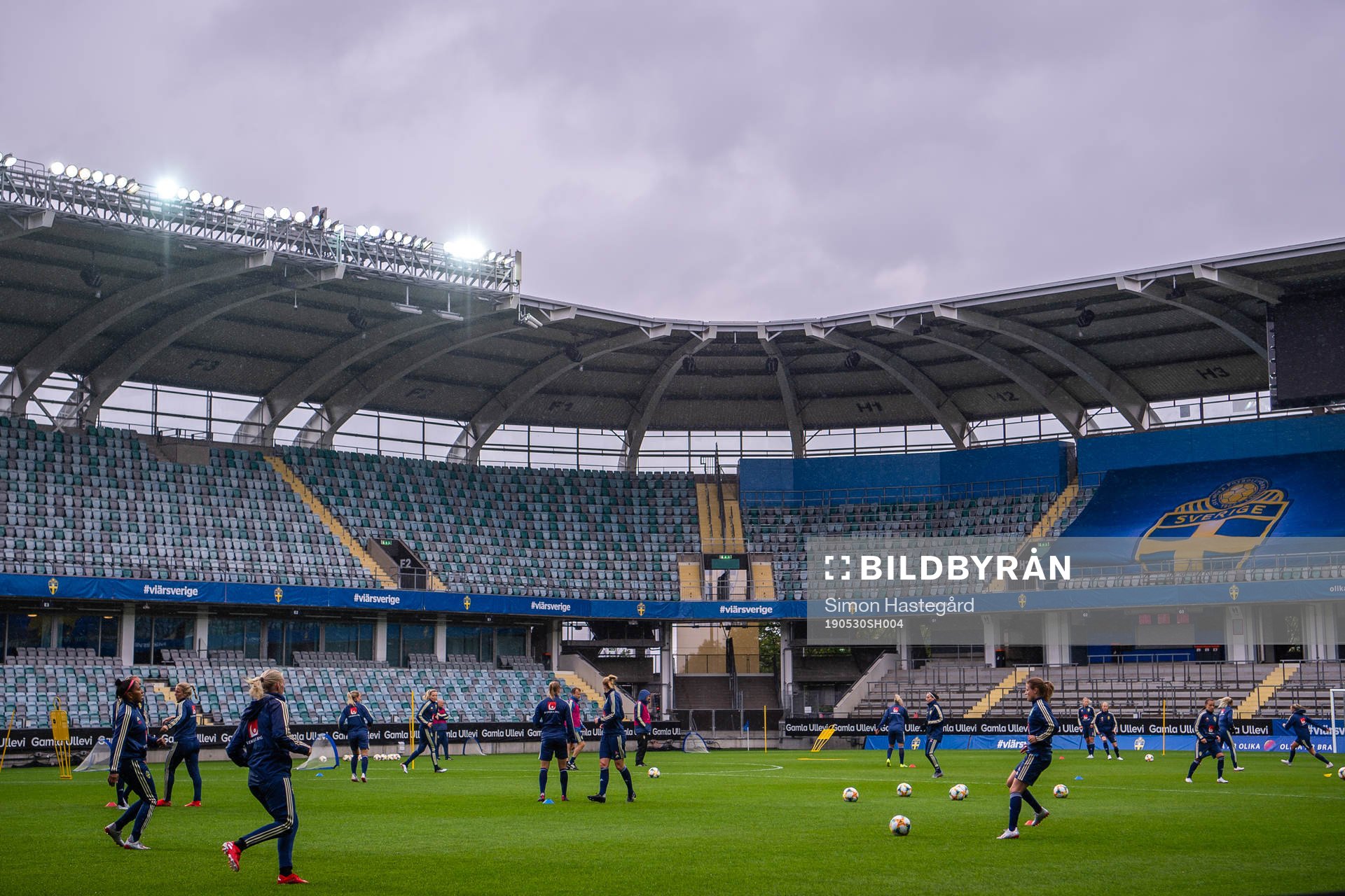 Players of Swedish women national football team