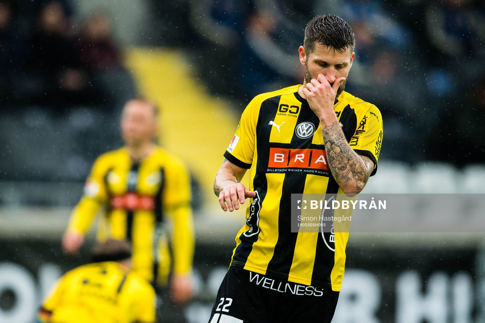Häckens Joona Toivio deppar
