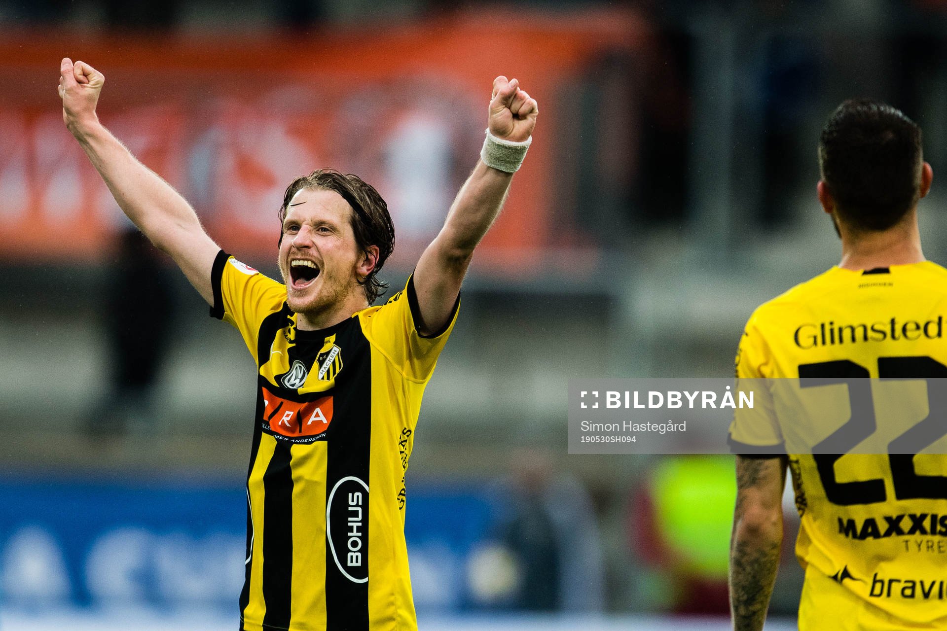 Häckens Erik Friberg jublar