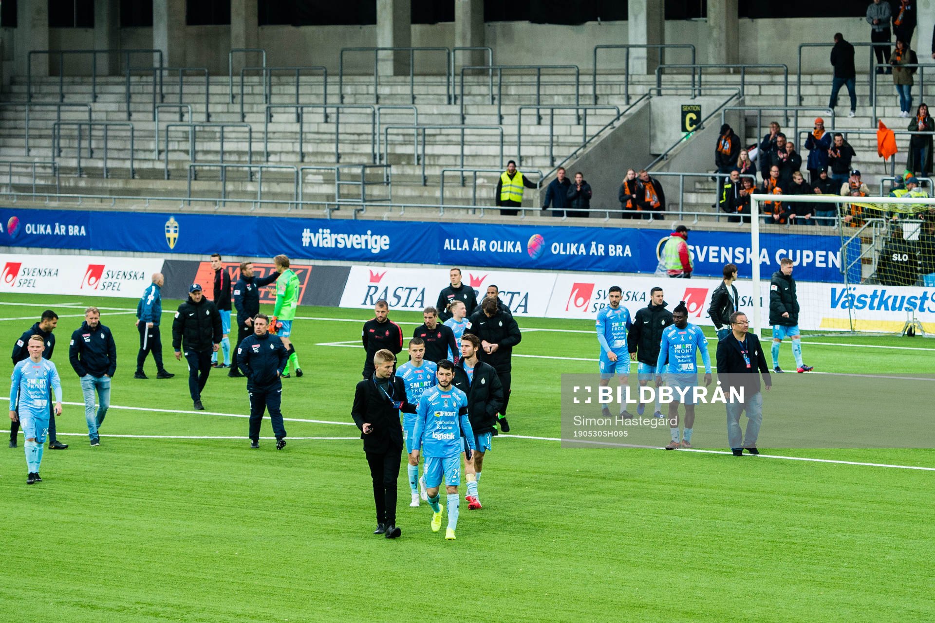 AFC Eskilstunas spelare deppar