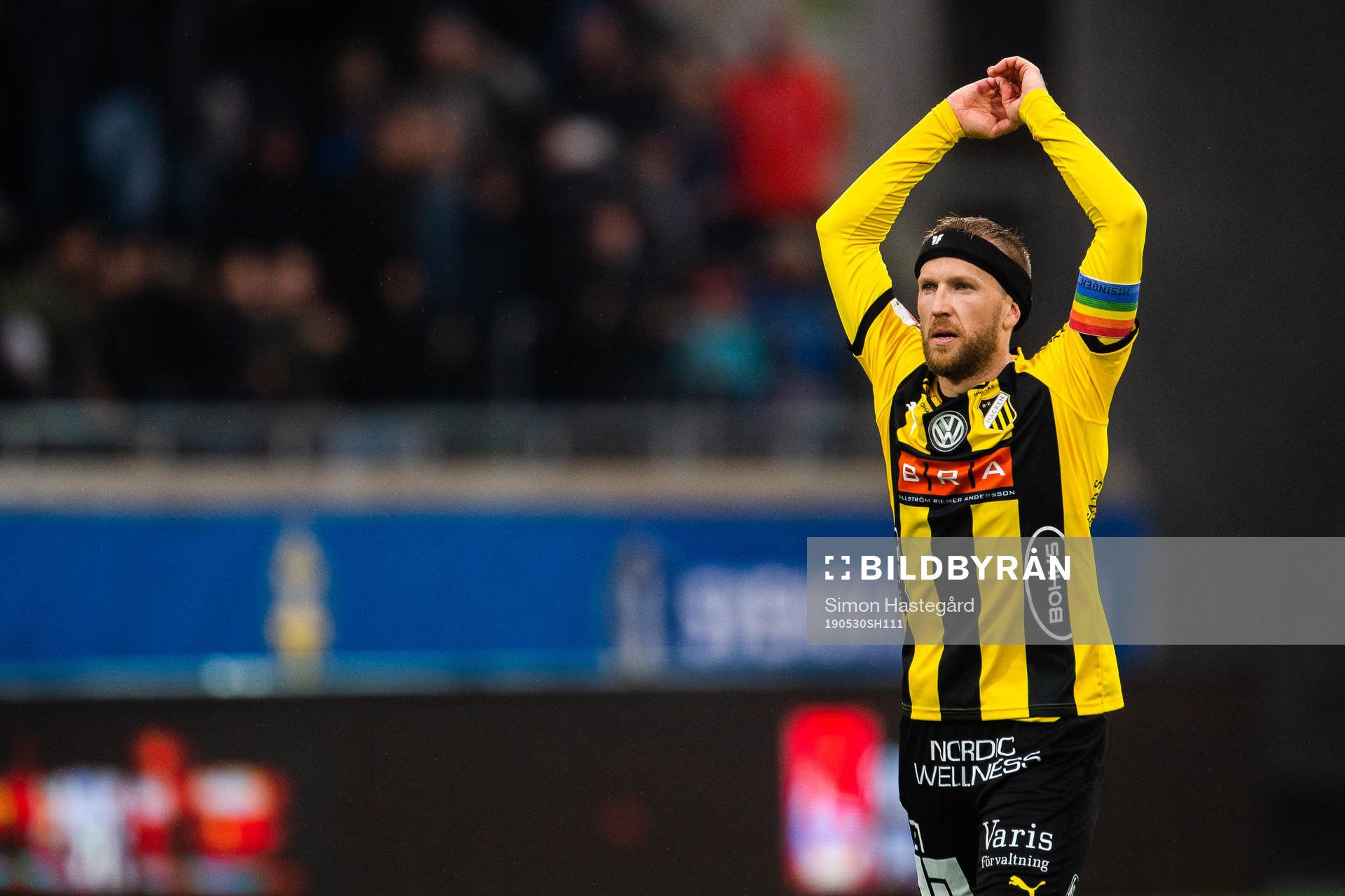 Häckens Rasmus Lindgren jublar