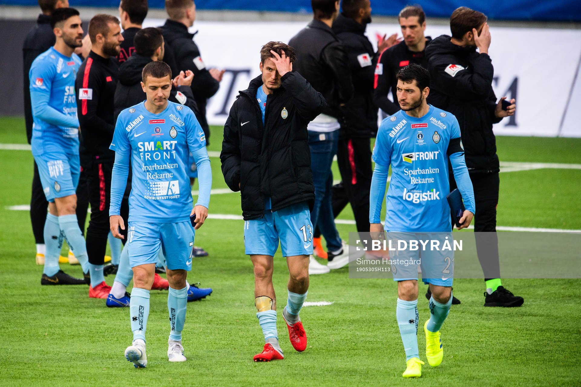 AFC Eskilstunas Ivan Bobko , Wilhelm Loeper och Anel