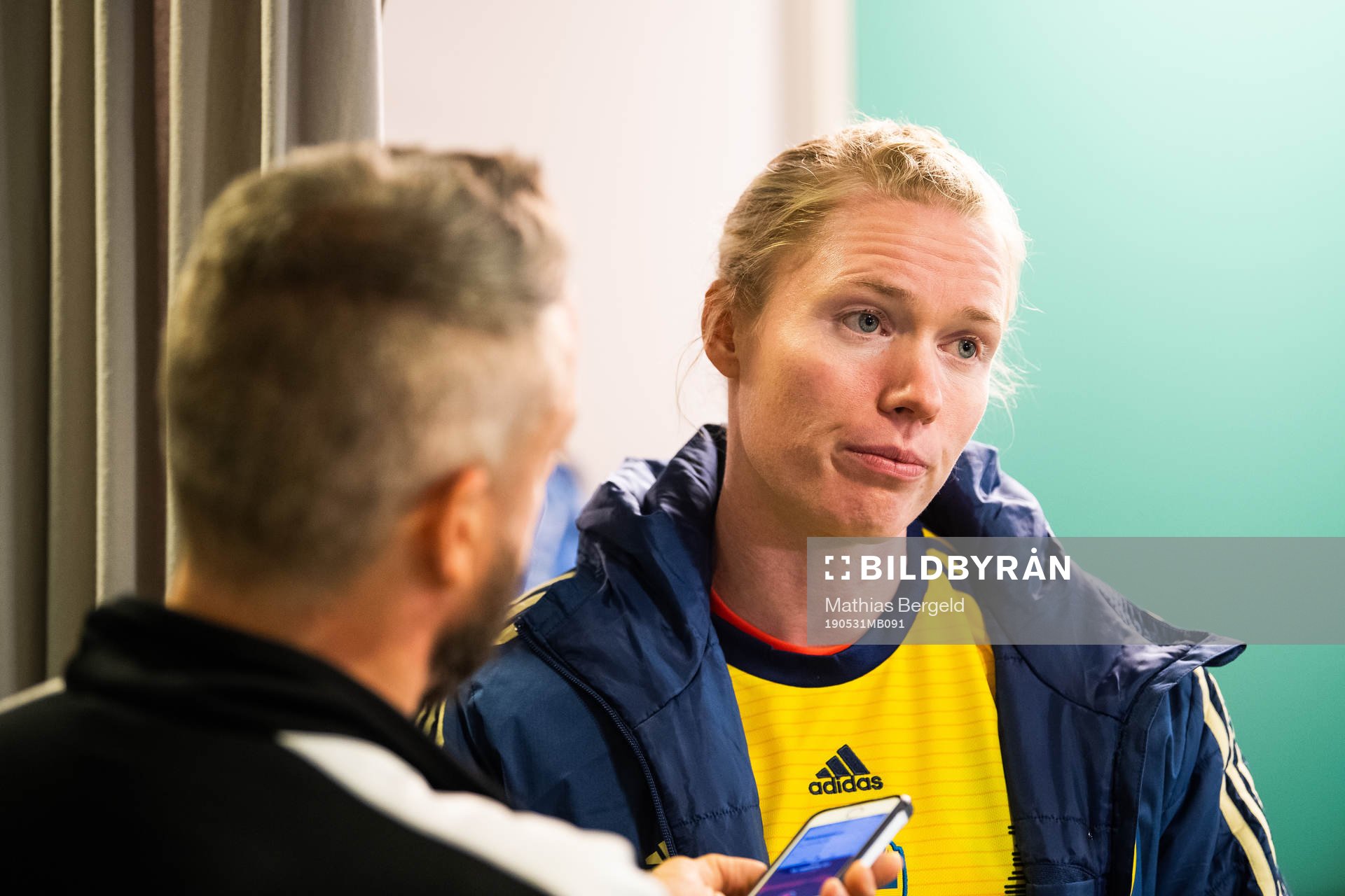 Goalkeeper Hedvig Lindahl of Sweden