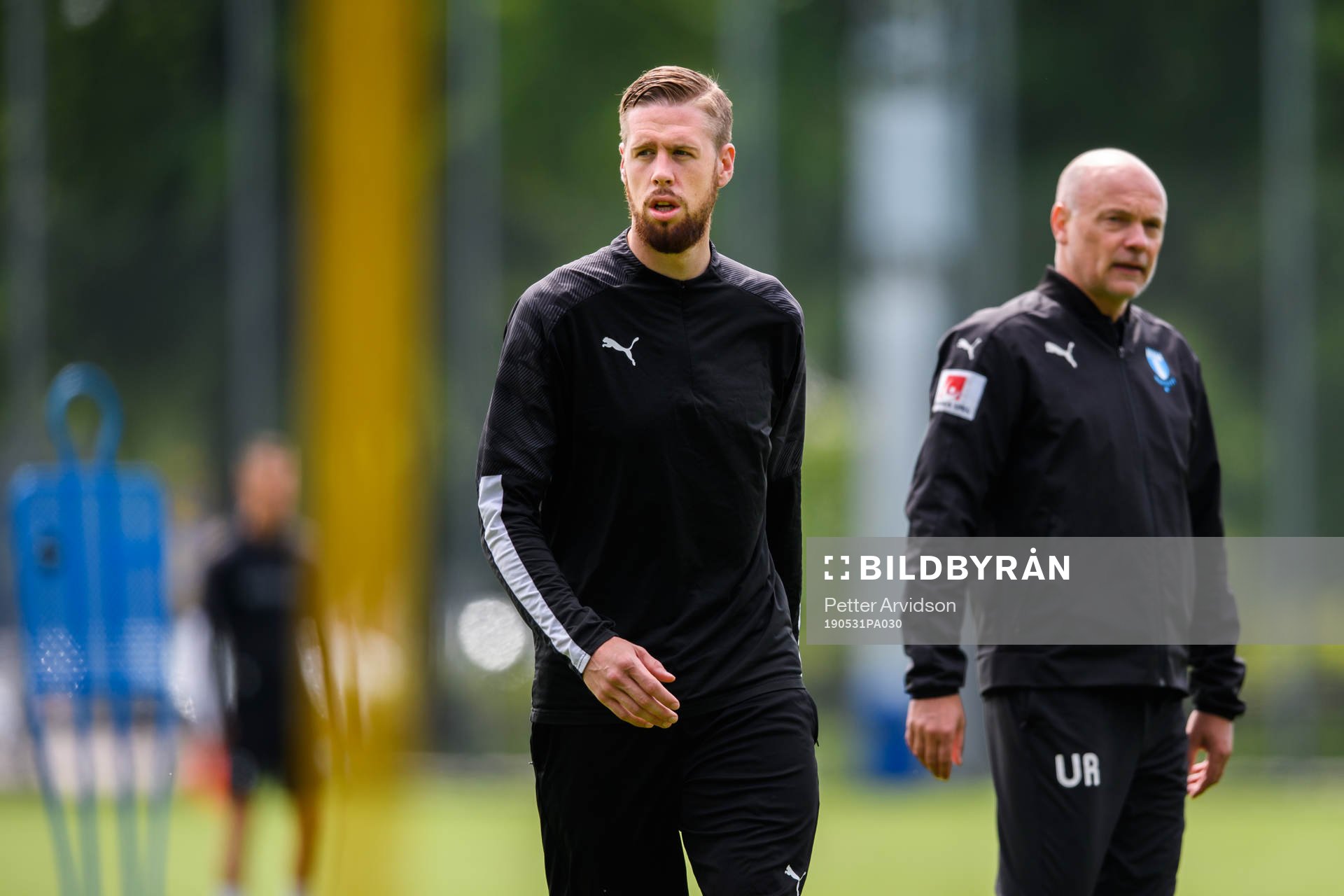 Leeds Pontus Jansson och tränare Uwe Rösler