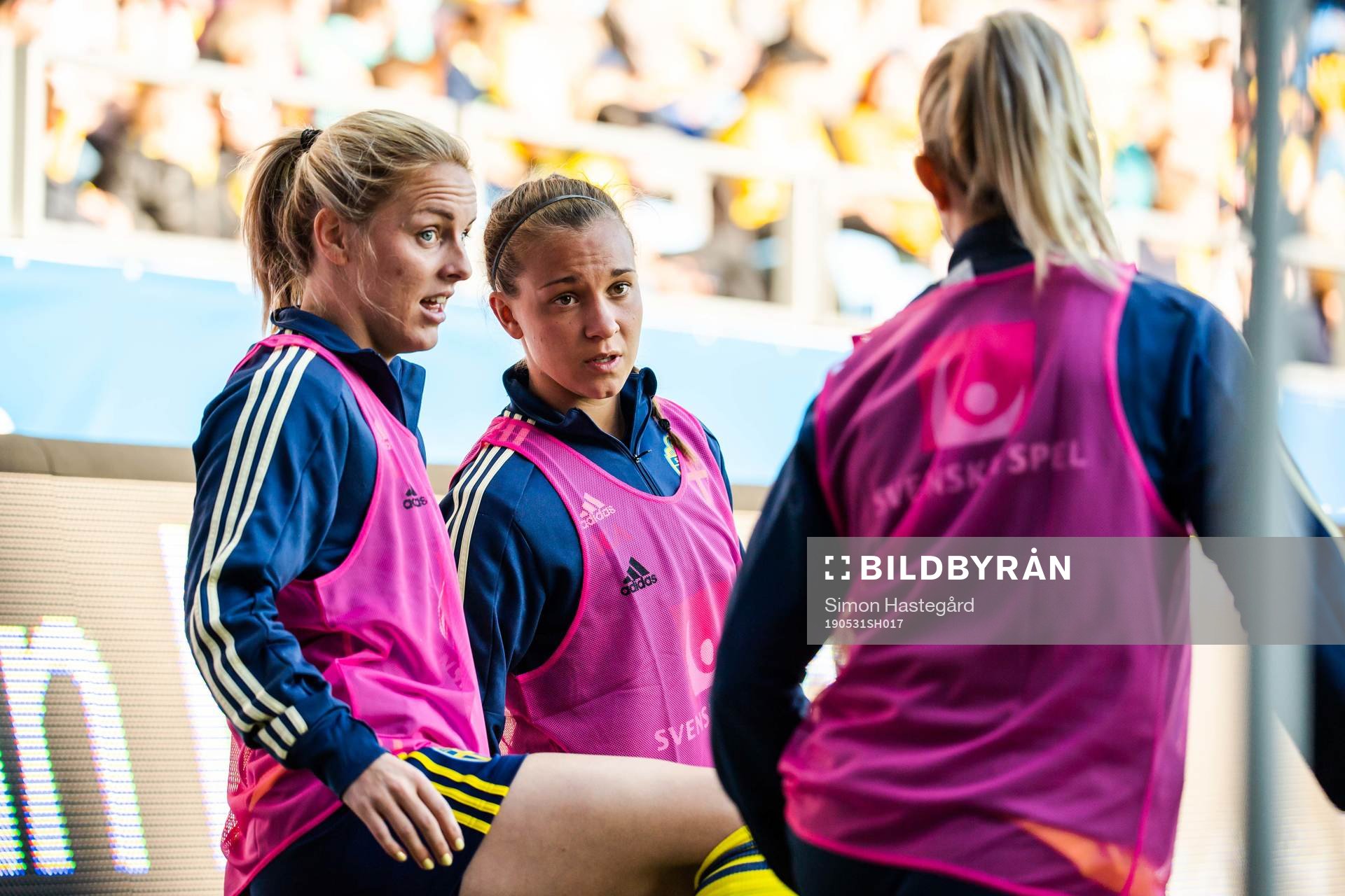 Mimmi Larsson and Julia Zigiotti Olme of Sweden