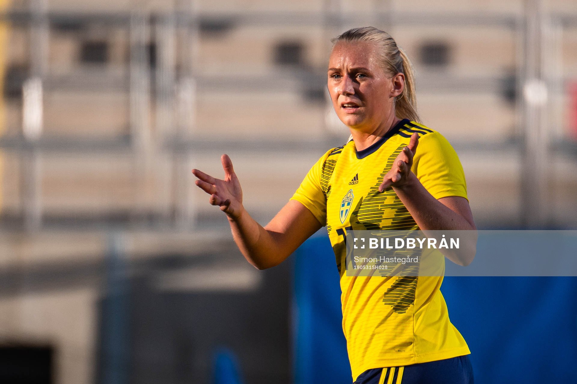 Stina Blackstenius of Sweden