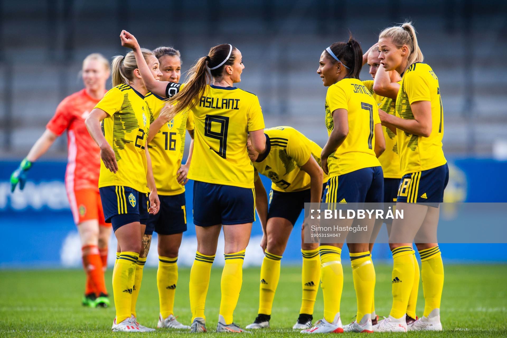 Elin Rubensson, Julia Zigiotti Olme, Kosovare Asllani,