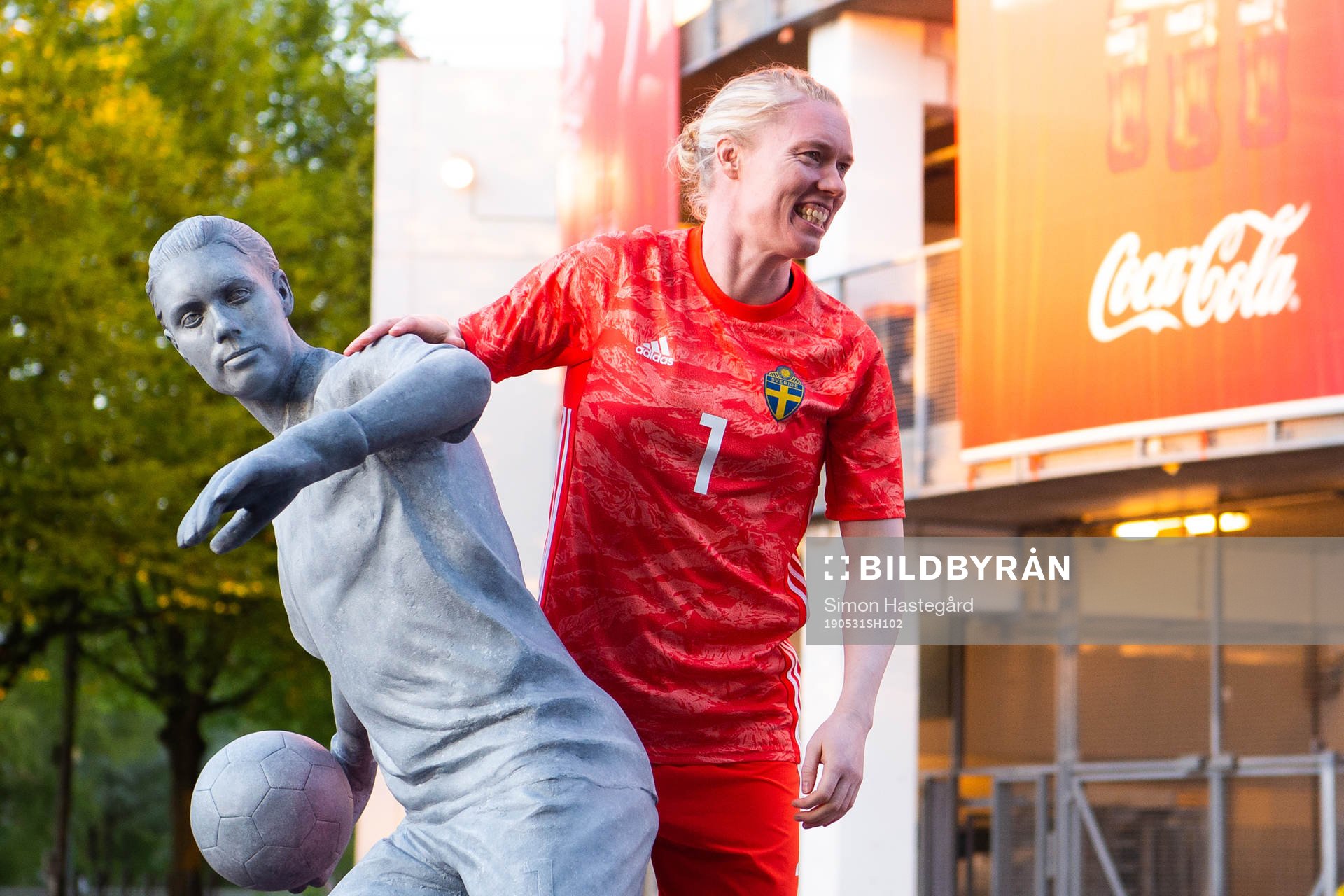 Goalkeeper Hedvig Lindahl  of Sweden poses for a portrait