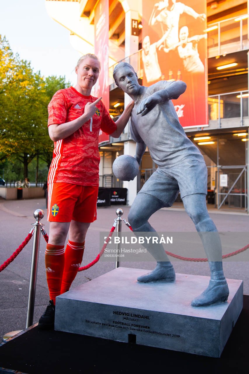Goalkeeper Hedvig Lindahl  of Sweden poses for a portrait