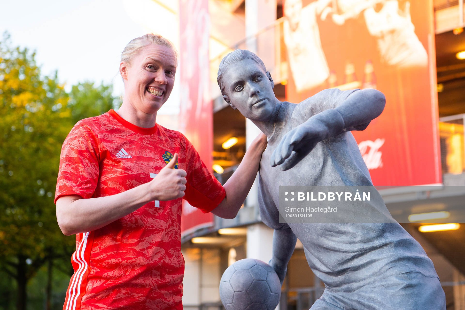 Goalkeeper Hedvig Lindahl  of Sweden poses for a portrait