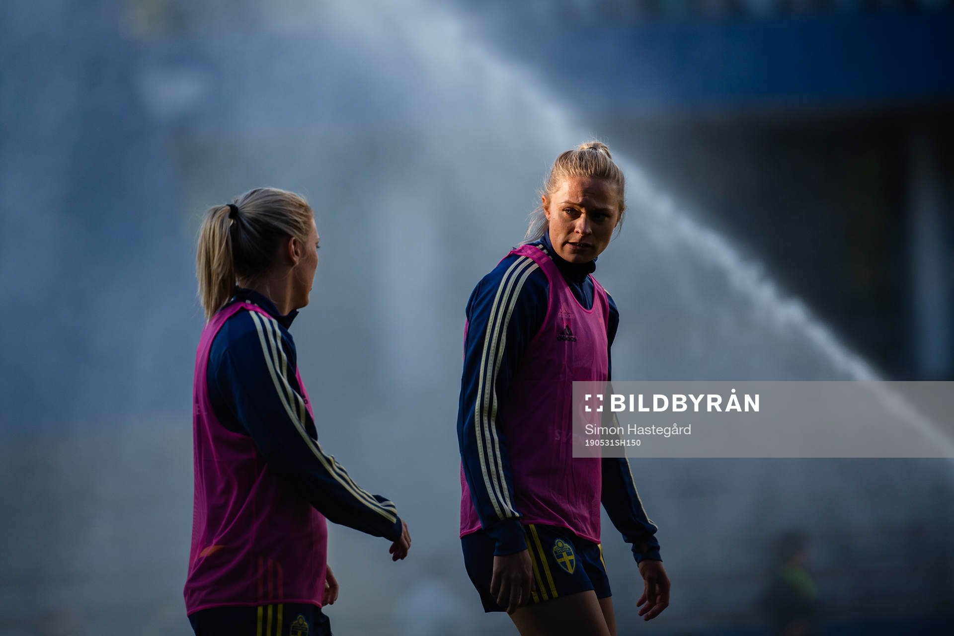 Mimmi Larsson and Fridolina Rolfö of Sweden