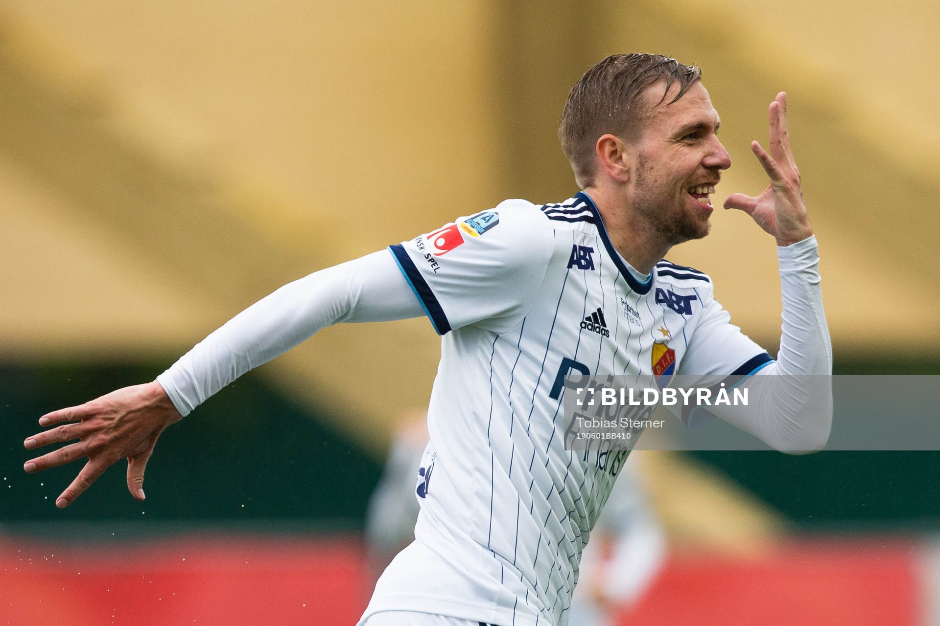 Djurgårdens Jonathan Ring jublar