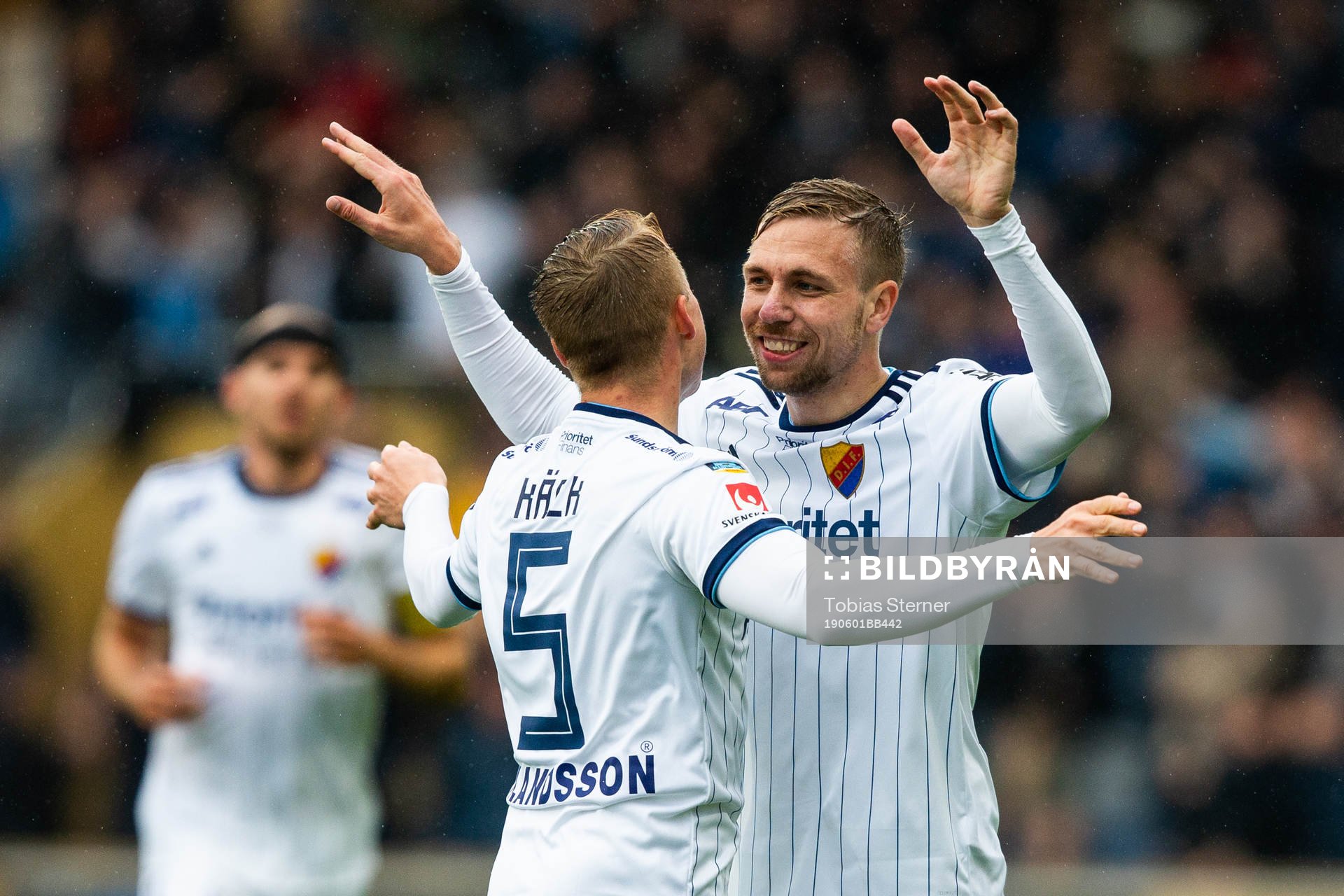 Djurgårdens Jonathan Ring jublar