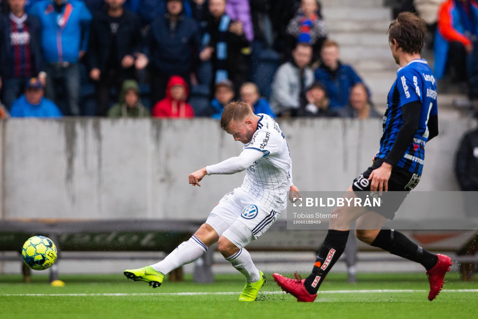 Djurgårdens Nicklas Bärkroth gör 0-2