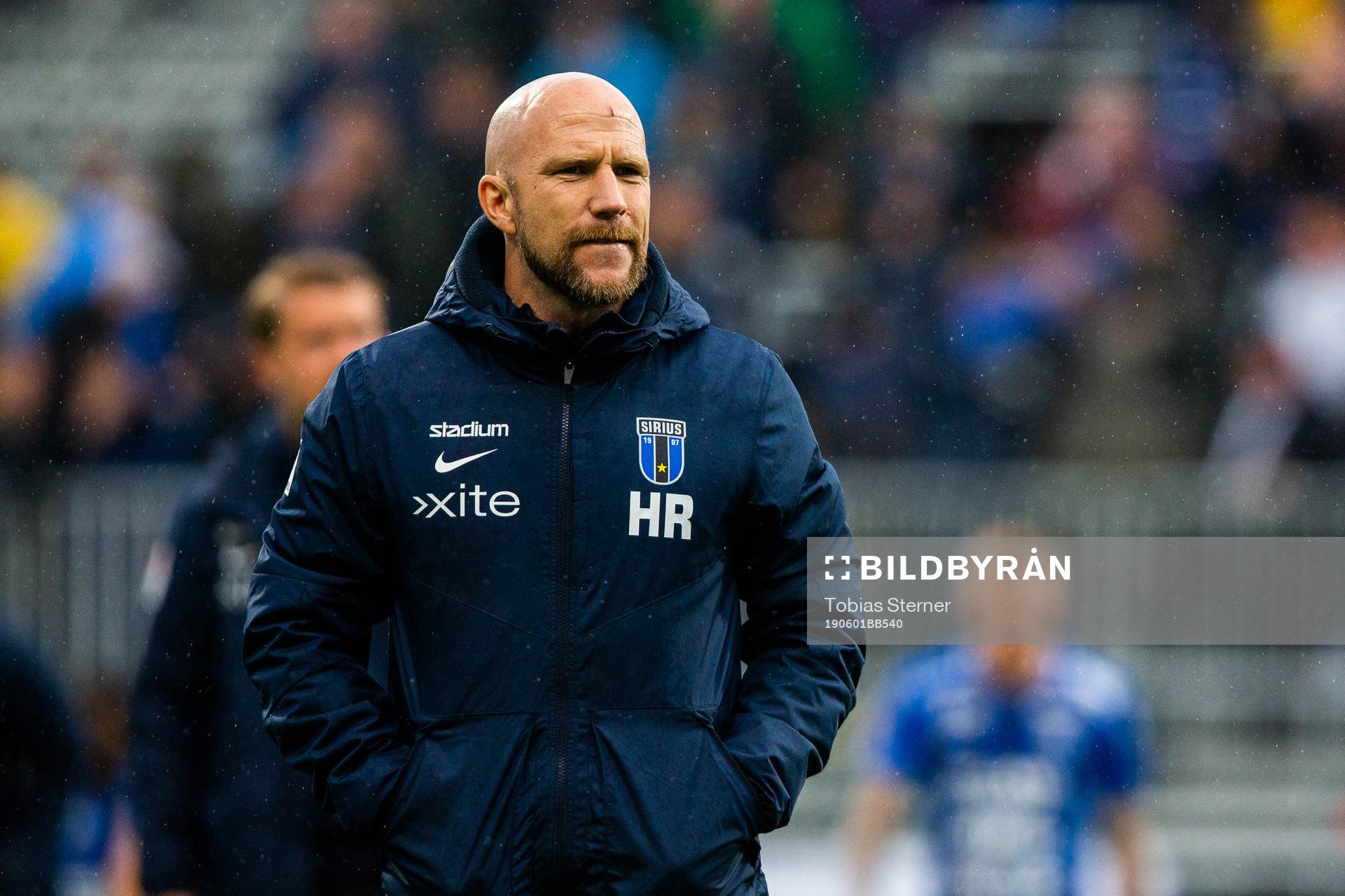 Sirius tränare Henrik Rydström deppar