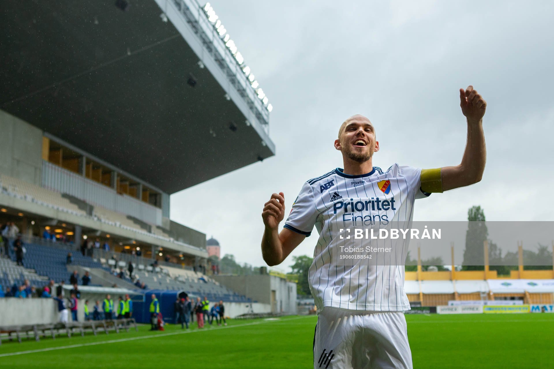 Djurgårdens Marcus Danielson jublar