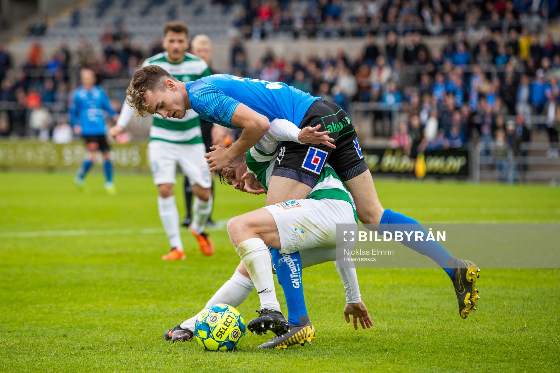 Halmstads Alexander Johansson mot Västerås Simon Johansson