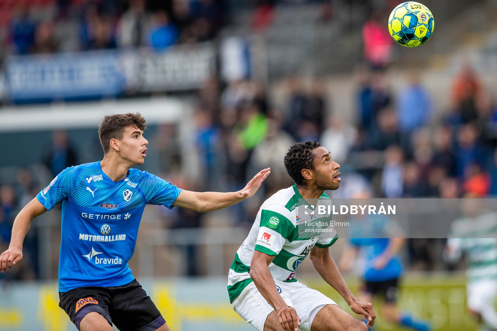 Halmstads Edvin Kurtulus mot Västerås Brian Span