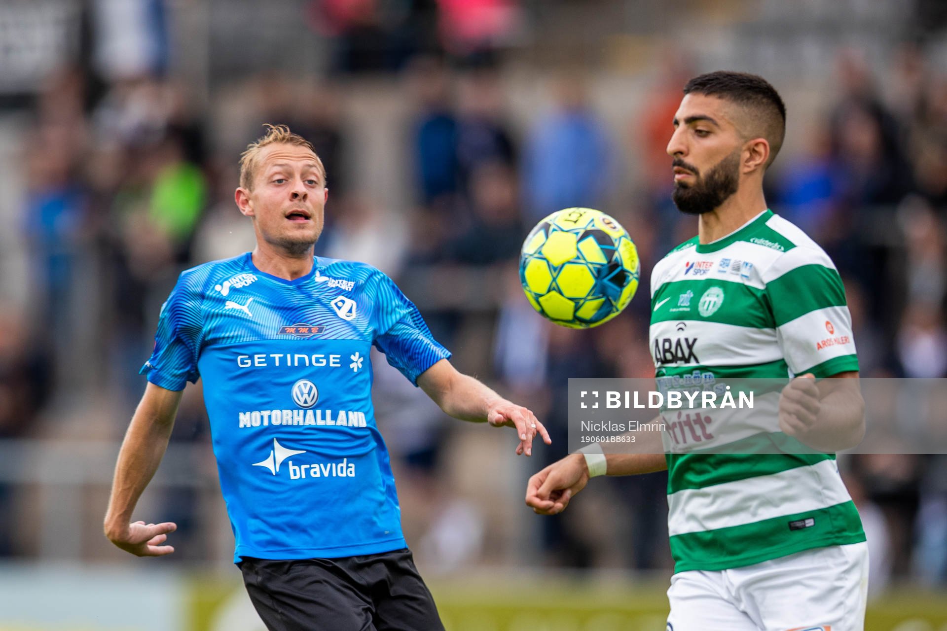 Halmstads Joel Allansson mot Västerås Sean Sabetkar