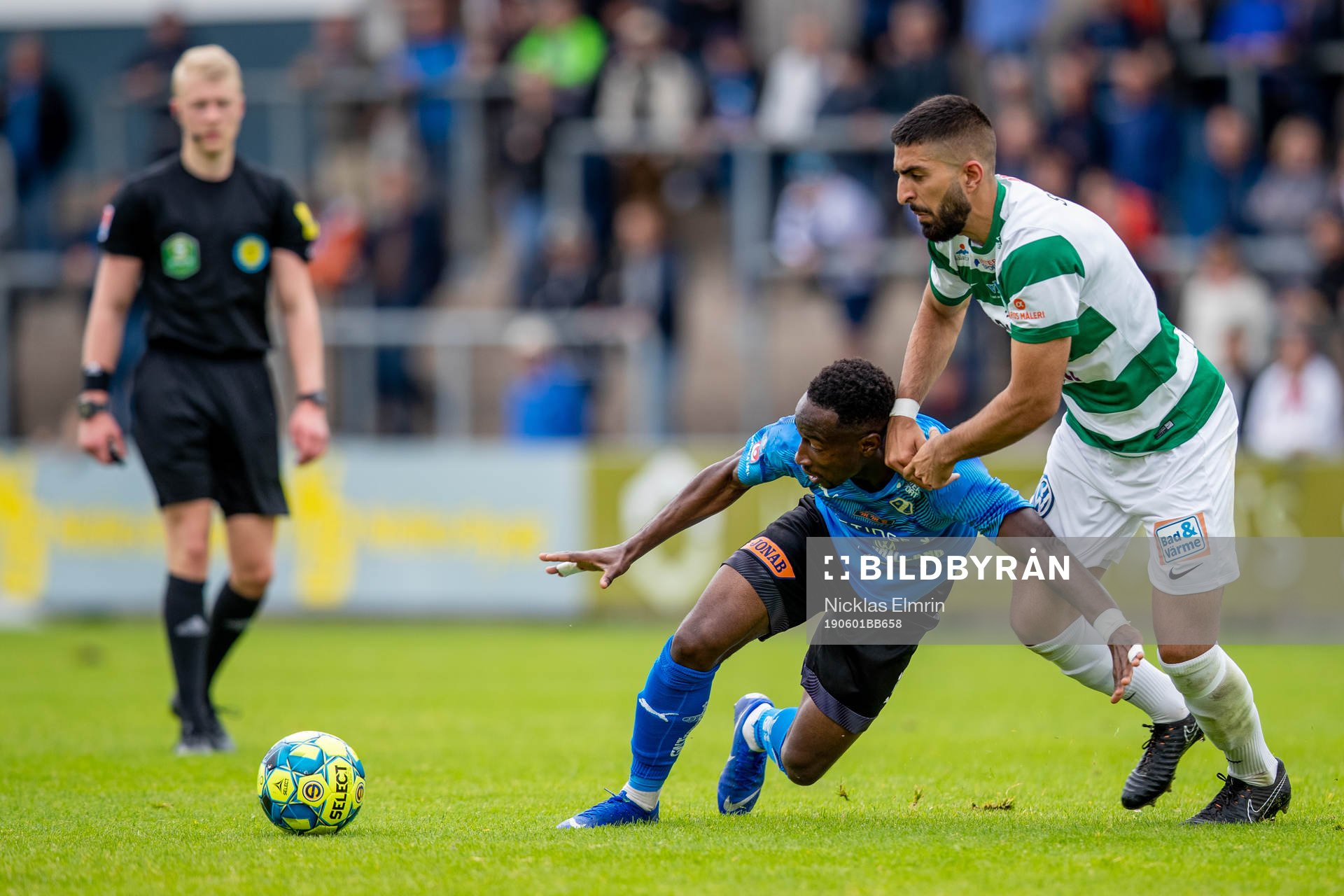 Halmstads Sadat Karim mot Västerås Sean Sabetkar