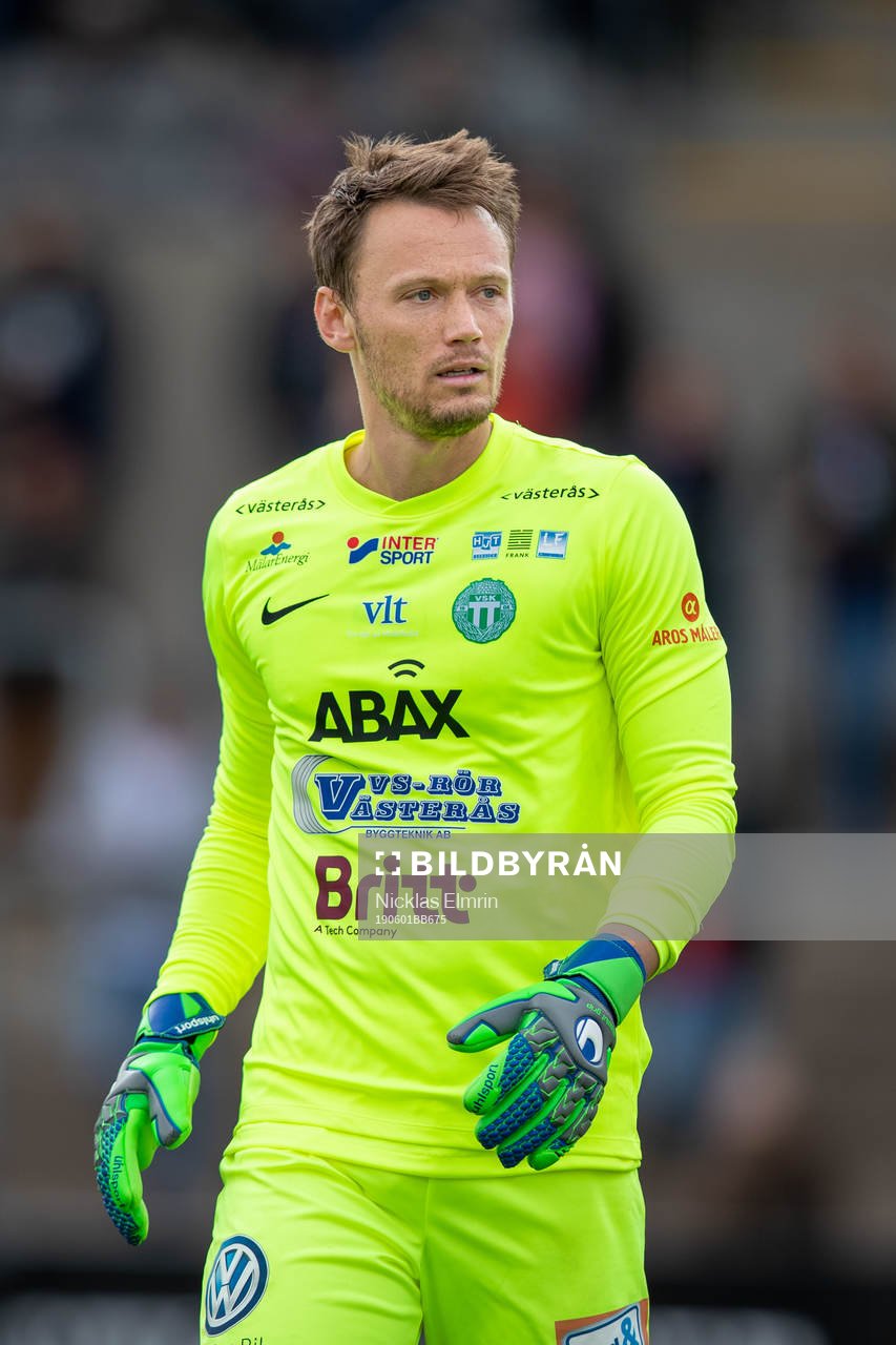 Västerås målvakt Anton Fagerström