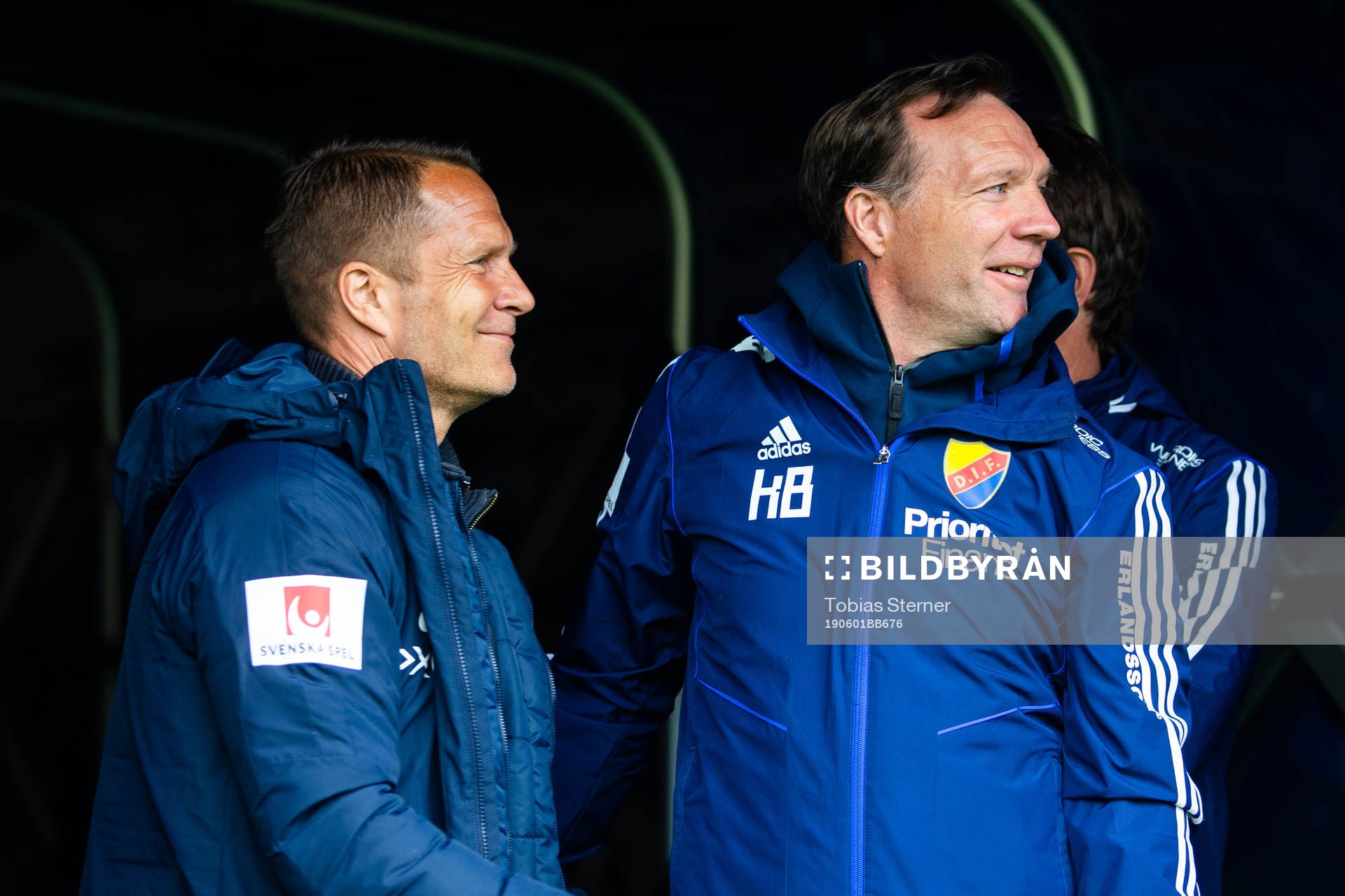 Sirius sportchef Ola Andersson och Djurgårdens tränare