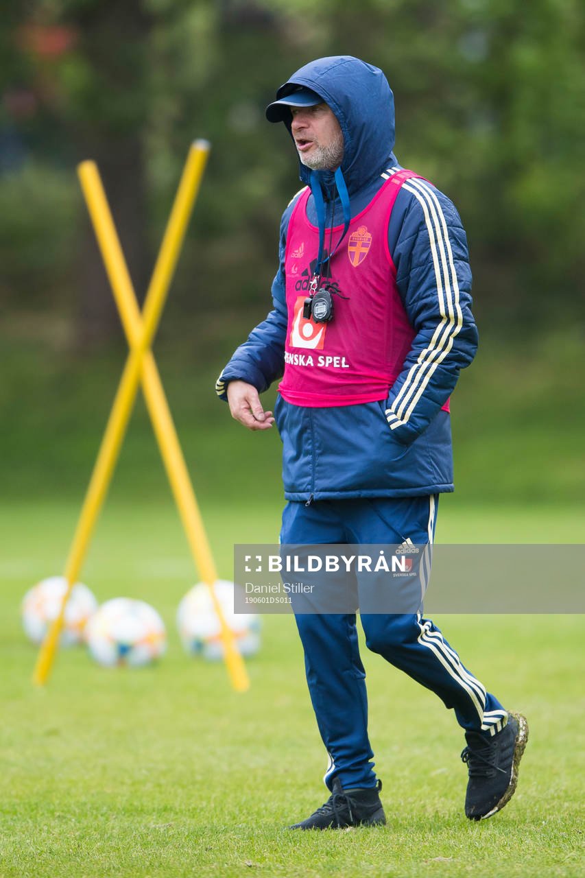 Head coach Peter Gerhardsson of Swedish women national