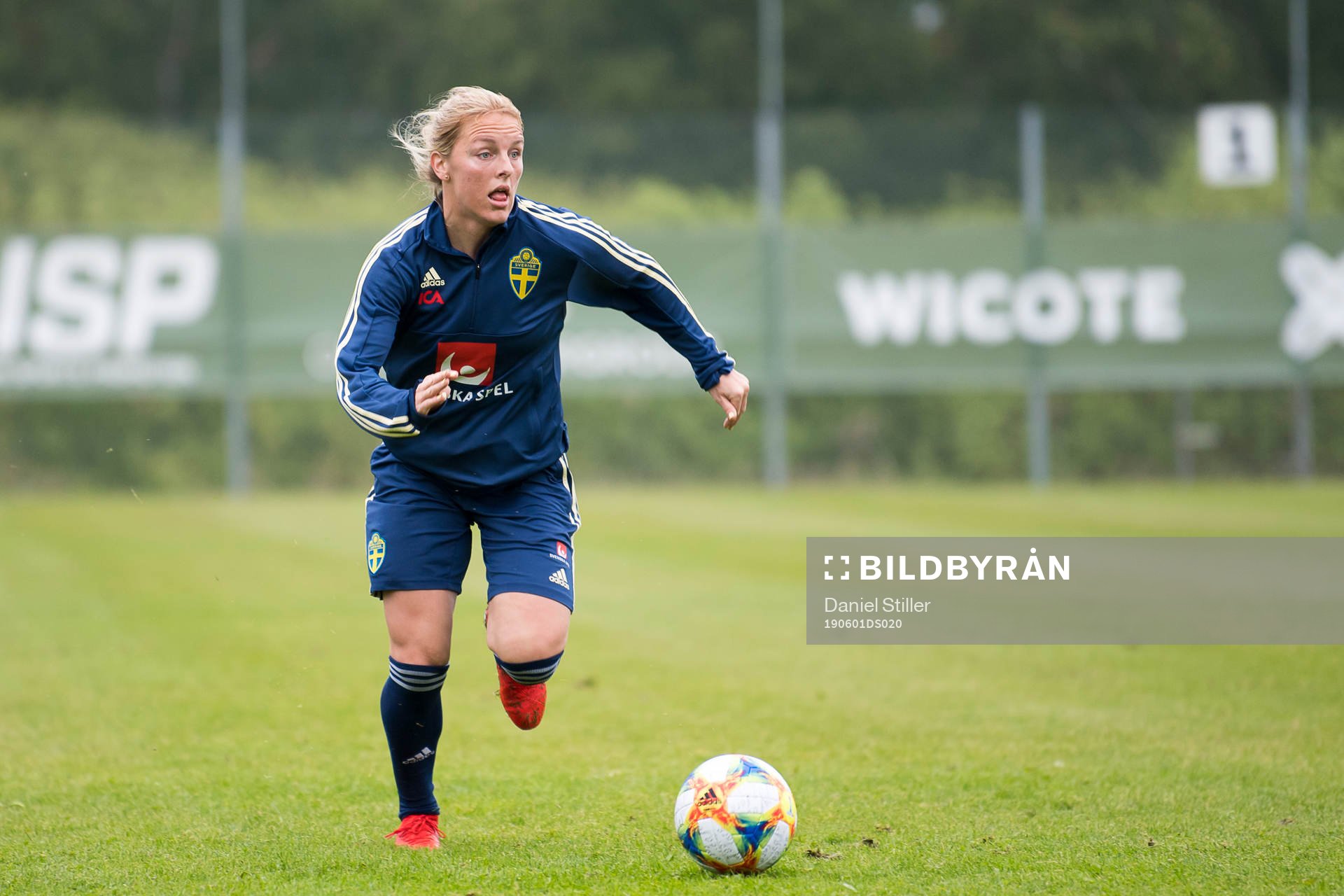 Mimmi Larsson of Swedish women national football team