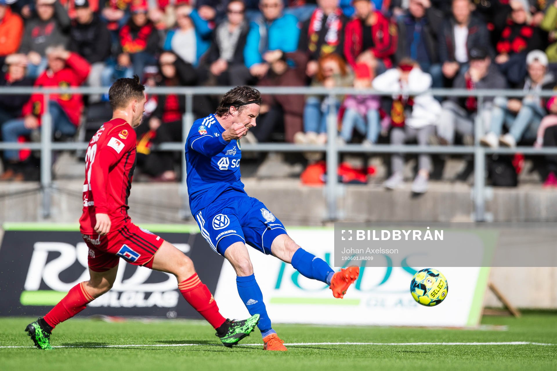 Östersunds Charlie Colkett och Sundsvalls Linus Hallenius