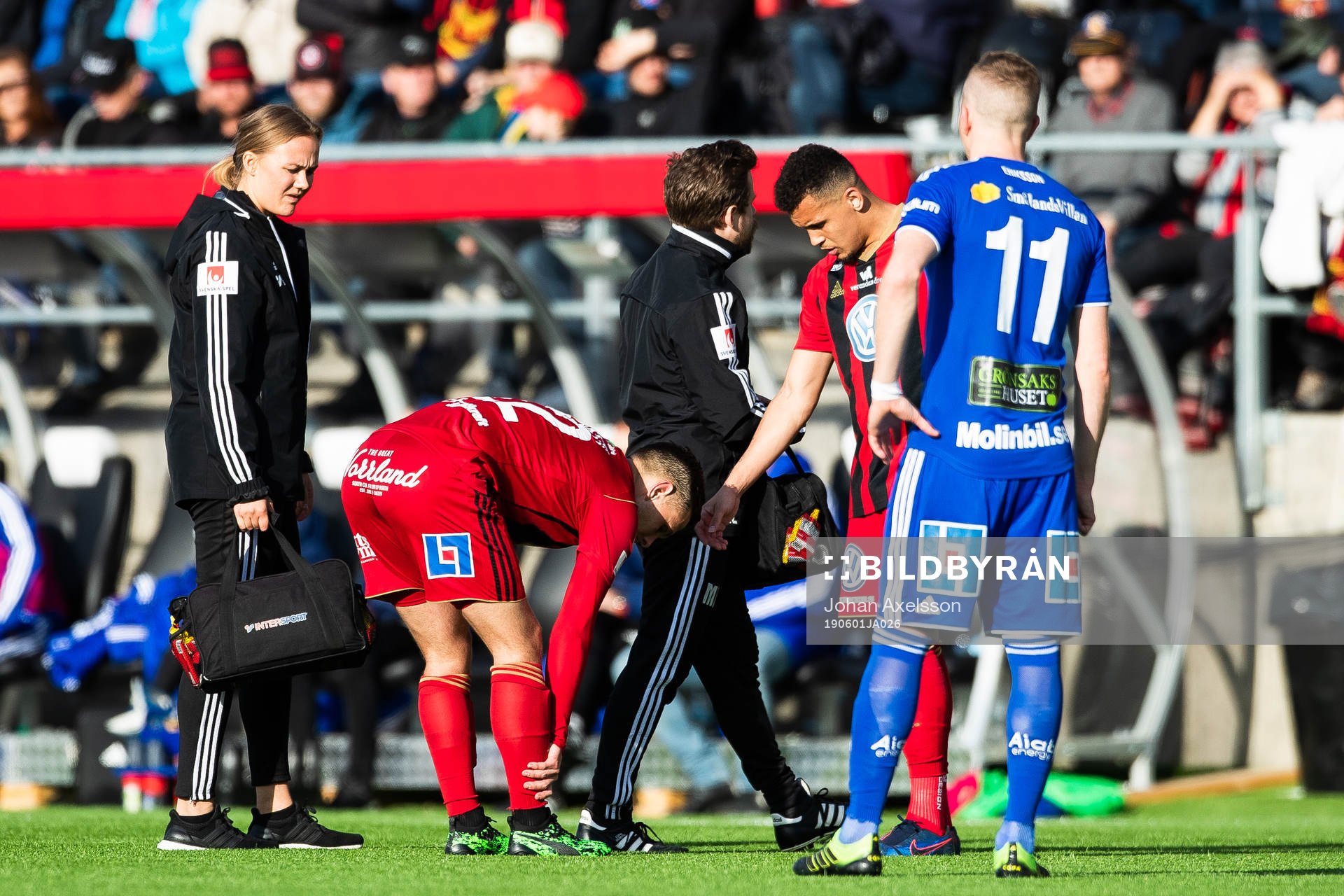 Östersunds Charlie Colkett utgår