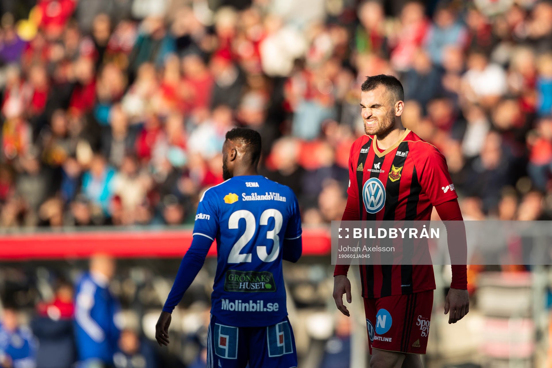 Östersunds Dino Islamovic  deppar
