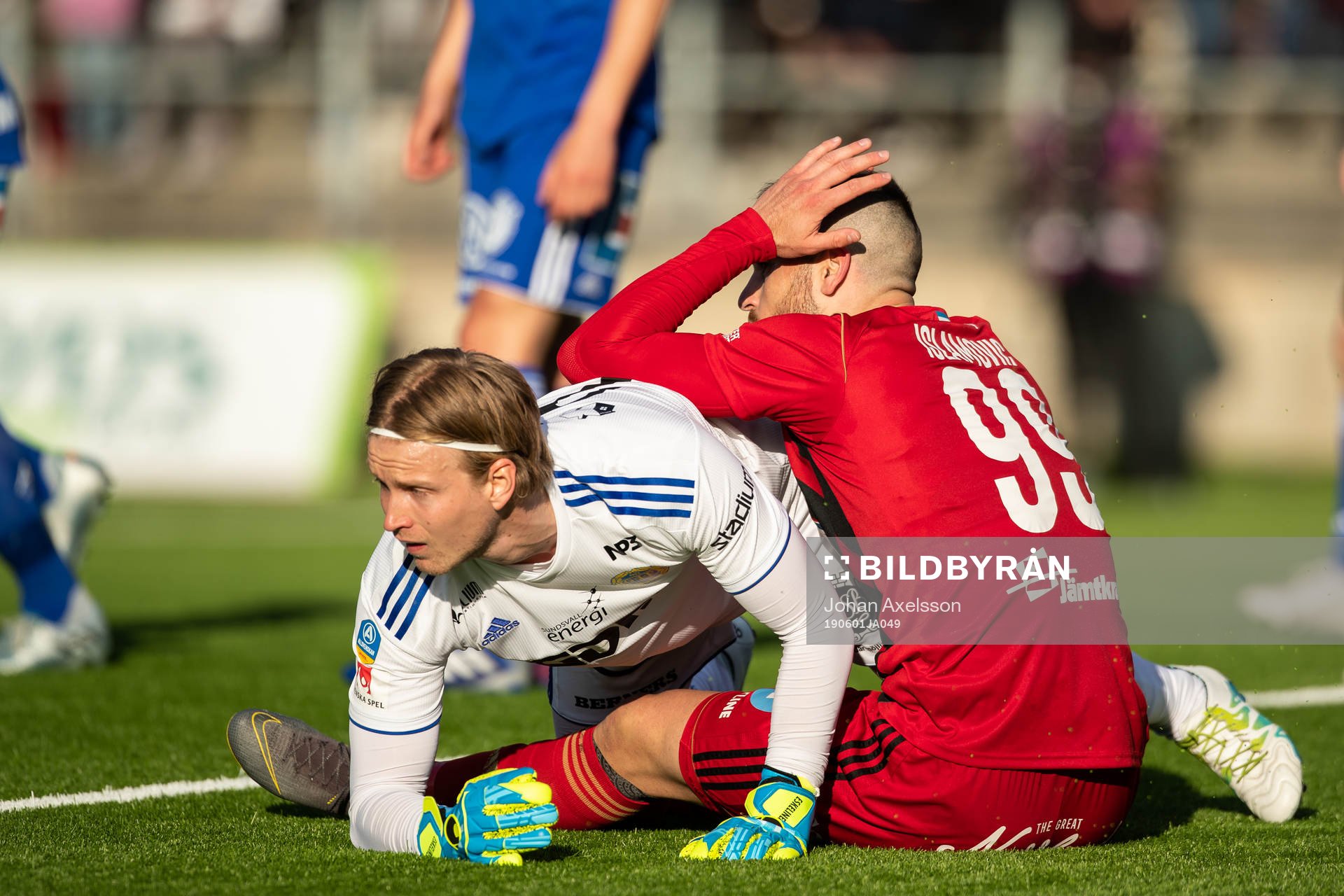 Östersunds Dino Islamovic  deppar