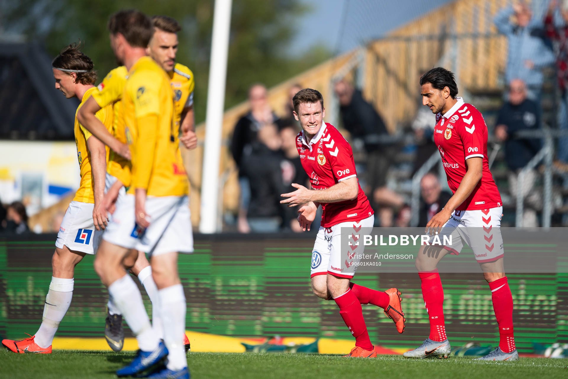 Kalmars Victor Agardius och Mahmoud Eid