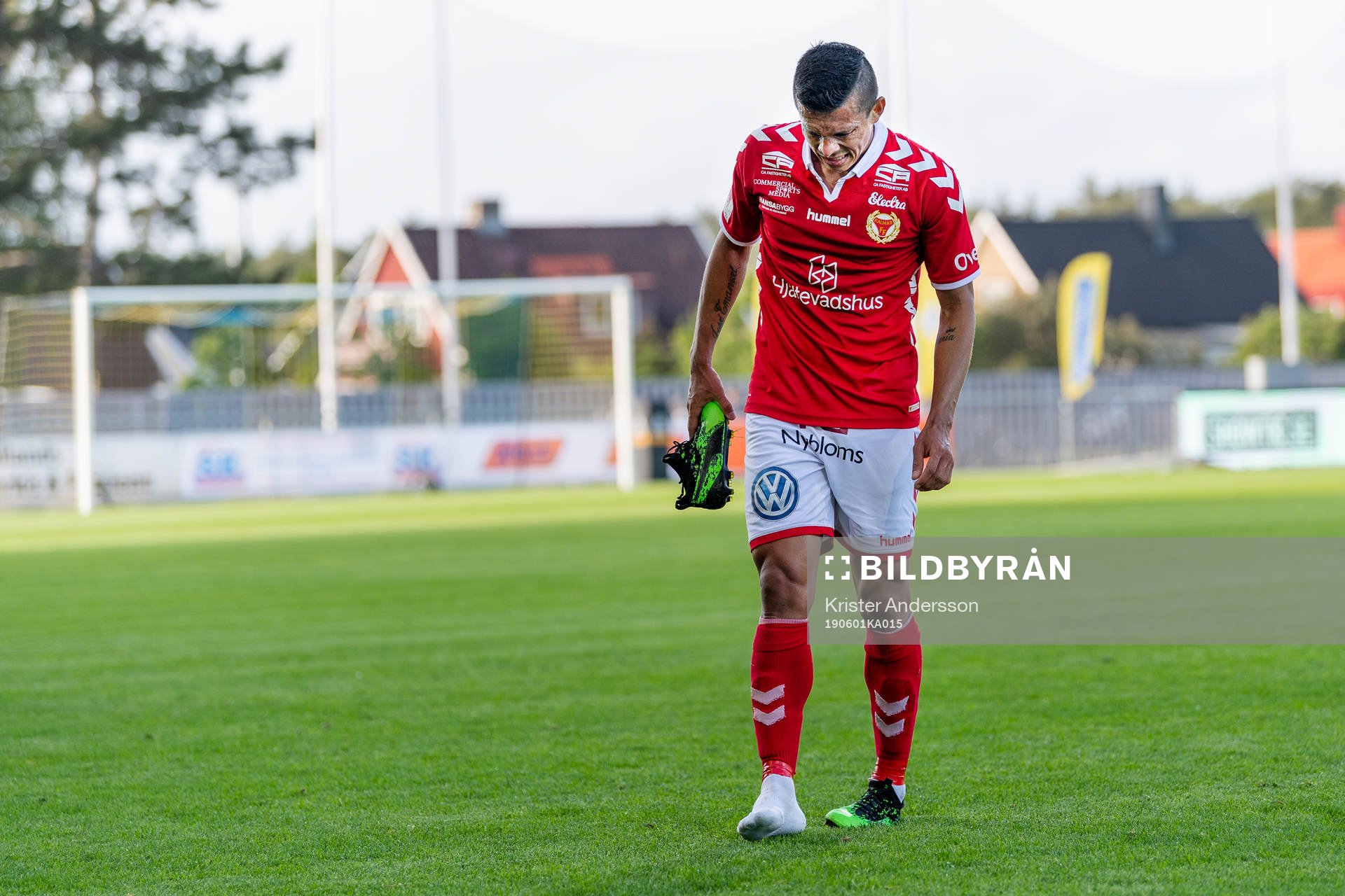 Kalmars Romário Pereira Sipião har ont