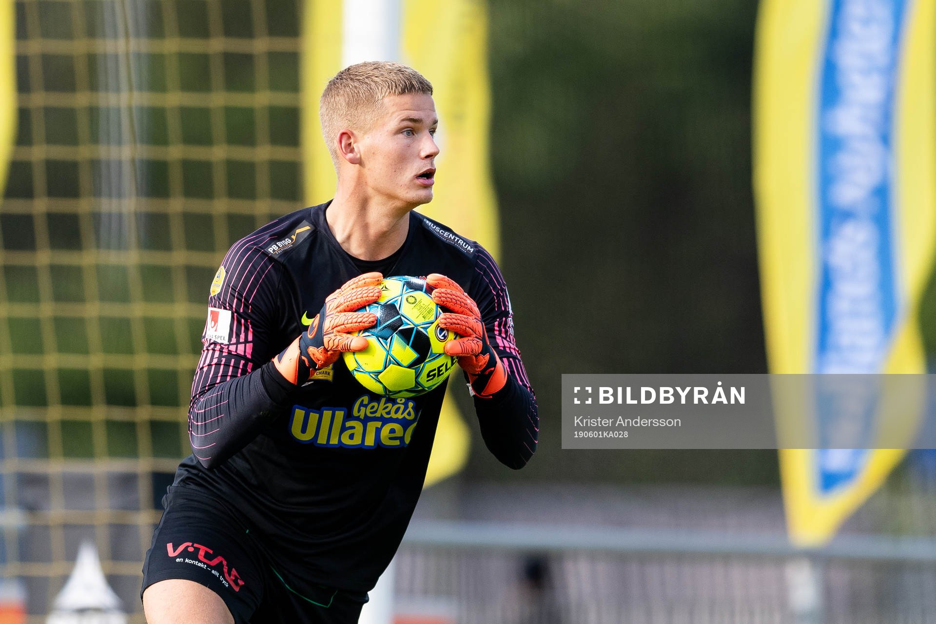Falkenbergs målvakt Johan Brattberg