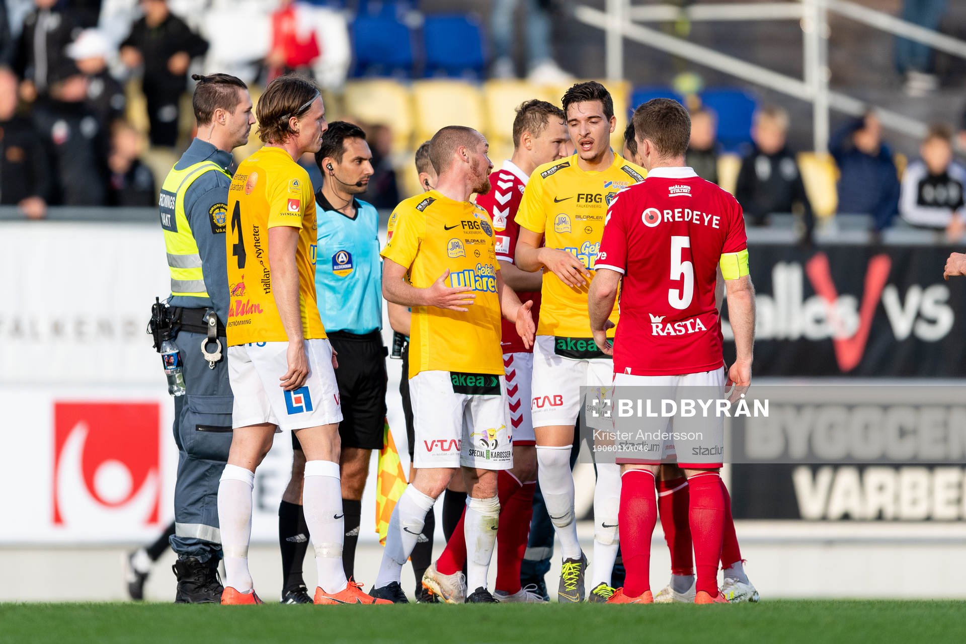 Falkenbergs spelare deppar