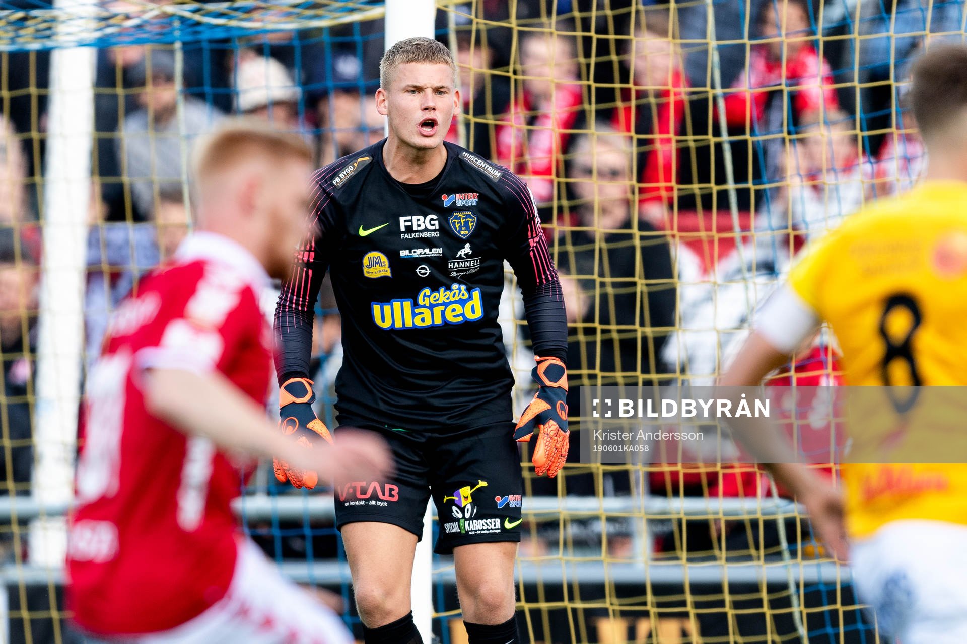 Falkenbergs målvakt Johan Brattberg