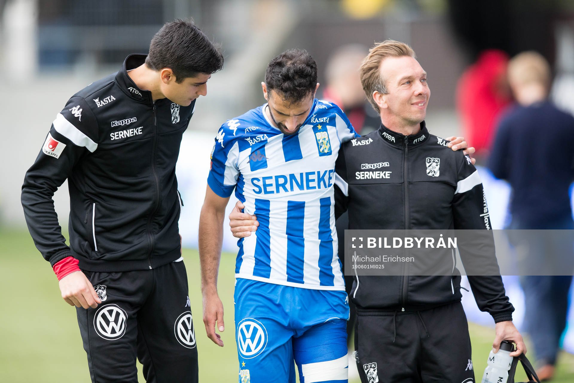 IFK Göteborgs André Calisir utgår med skada