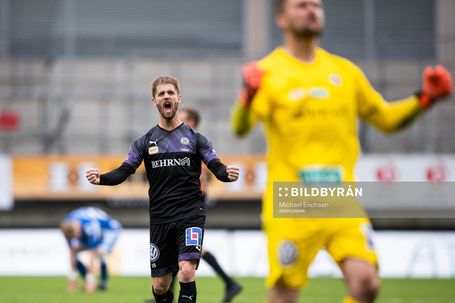 Örebros Martin Lorentzson jublar