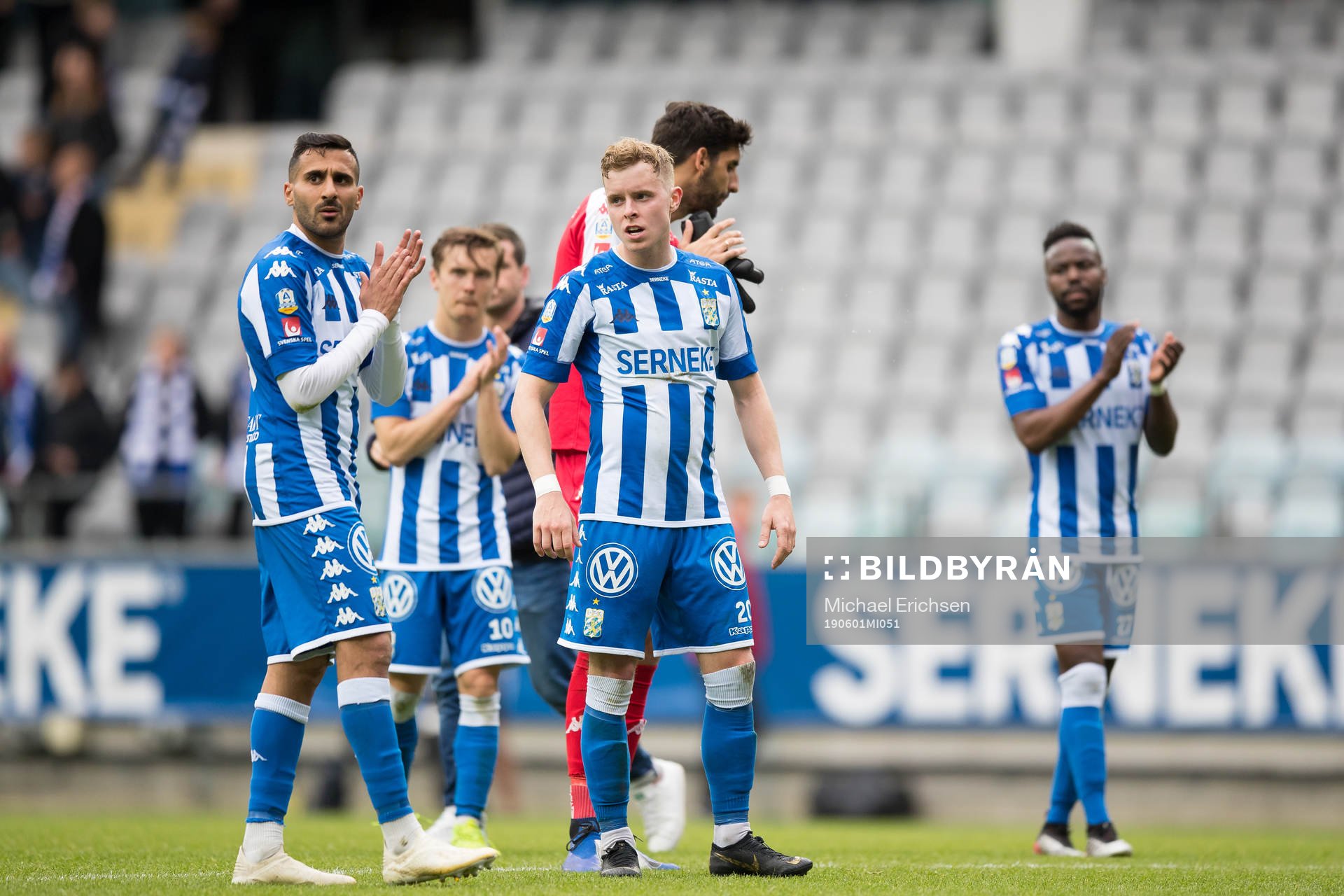 IFK Göteborgs Sargon Abraham och Victor Wernersson  deppar