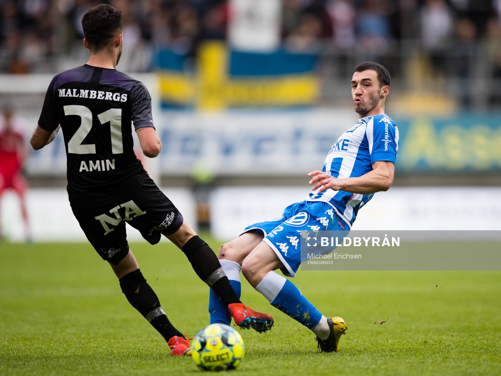 IFK Göteborgs Giorgi Kharaishvili och Örebros Simon Amin