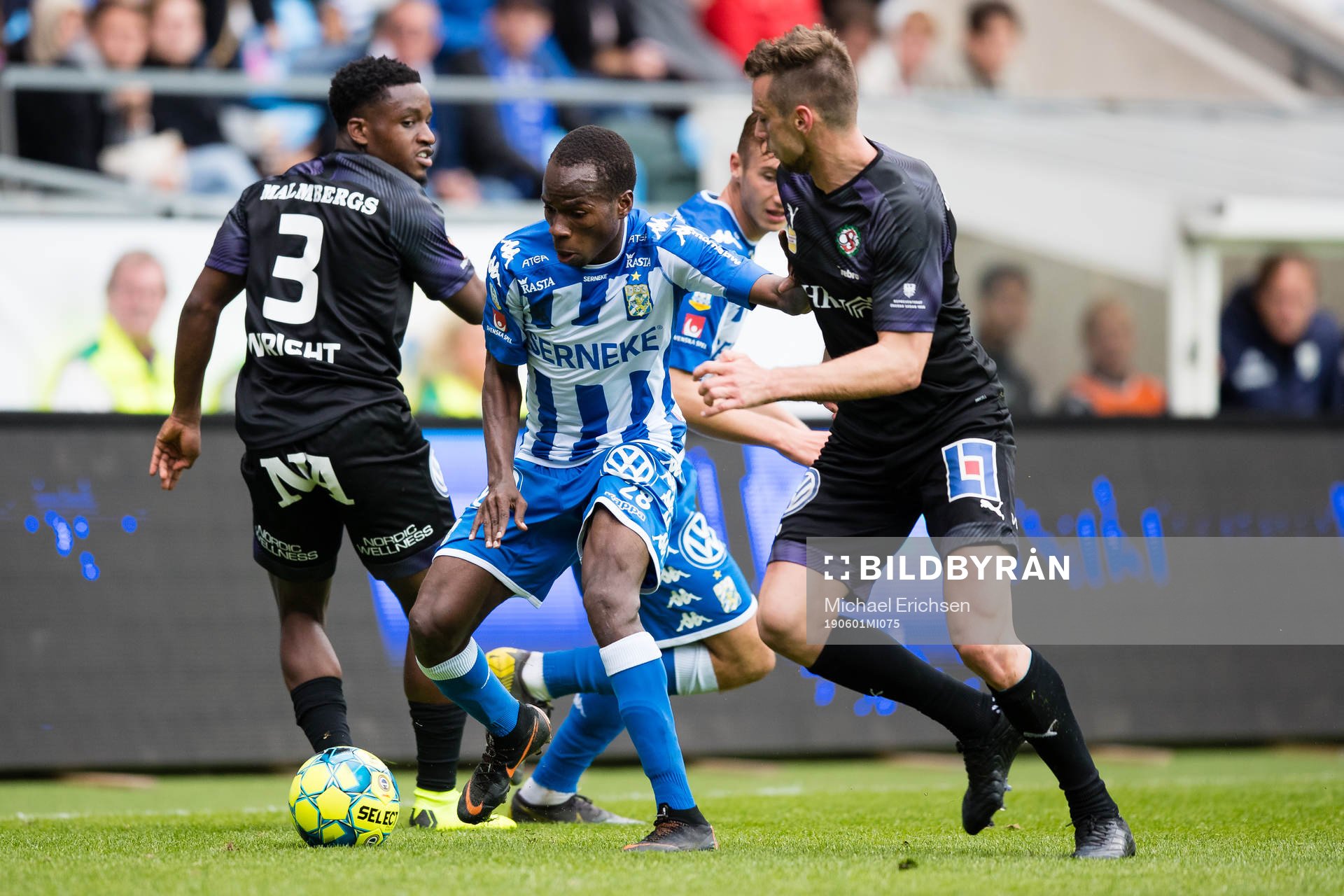 IFK Göteborgs Alhassan Yusuf Abdullahi och Benjamin Nygren