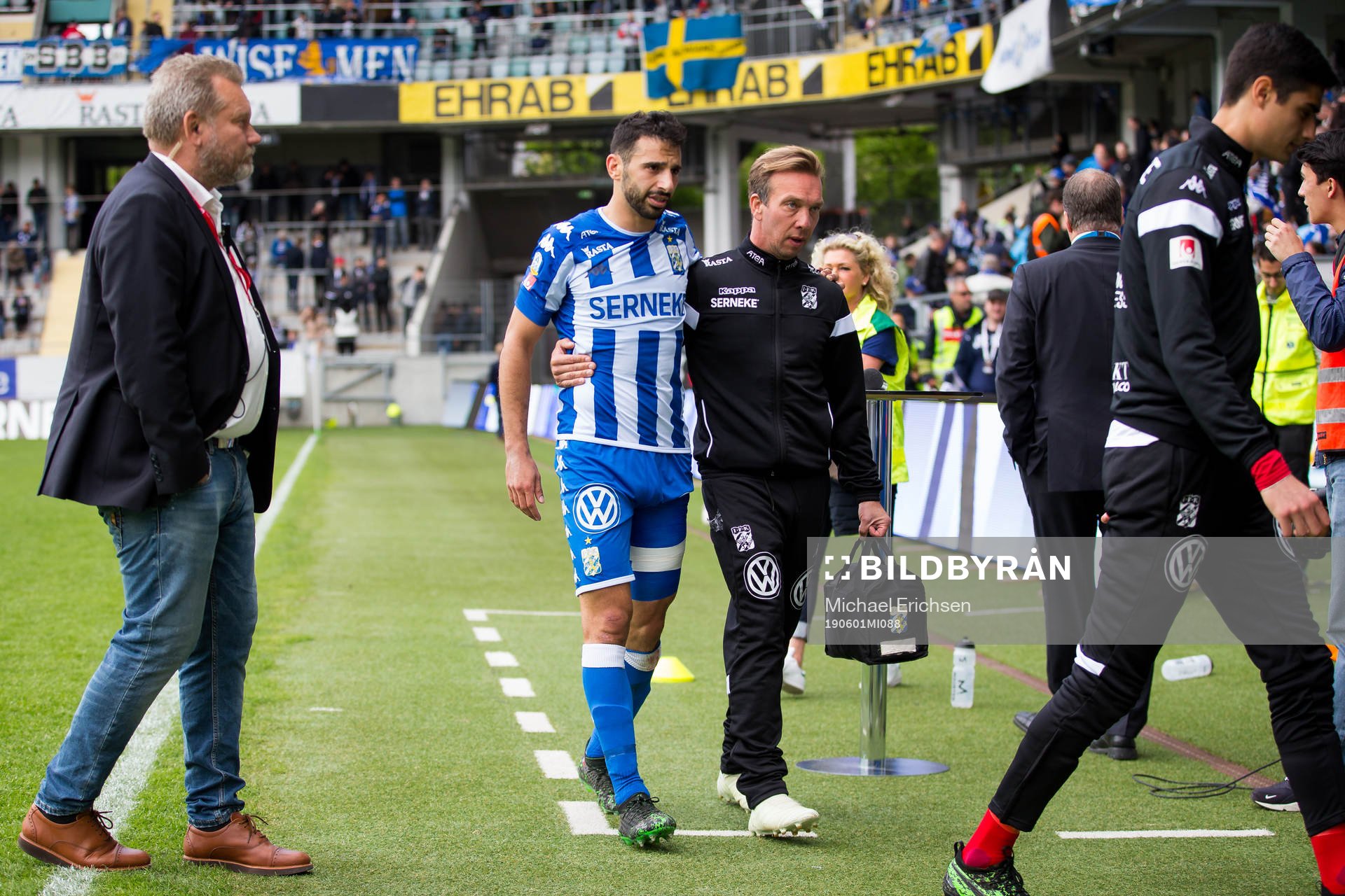 IFK Göteborgs André Calisir tvingas utgår