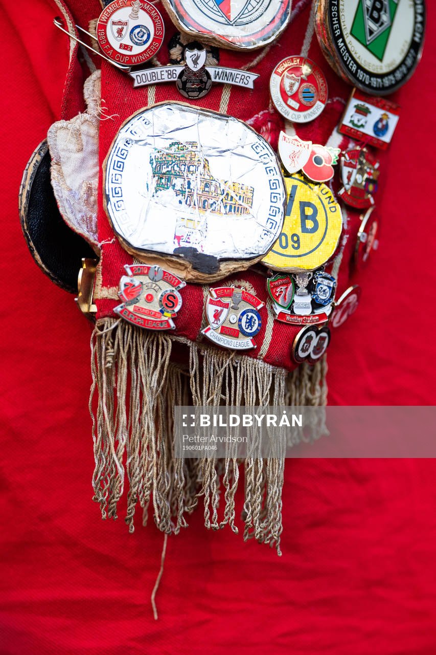 Pins of different clubs
