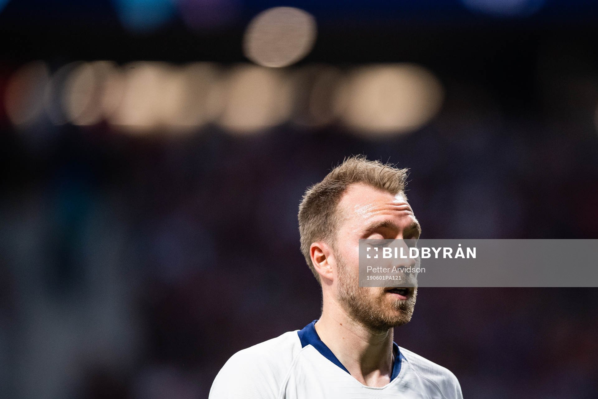Christian Eriksen of Tottenham looks dejected